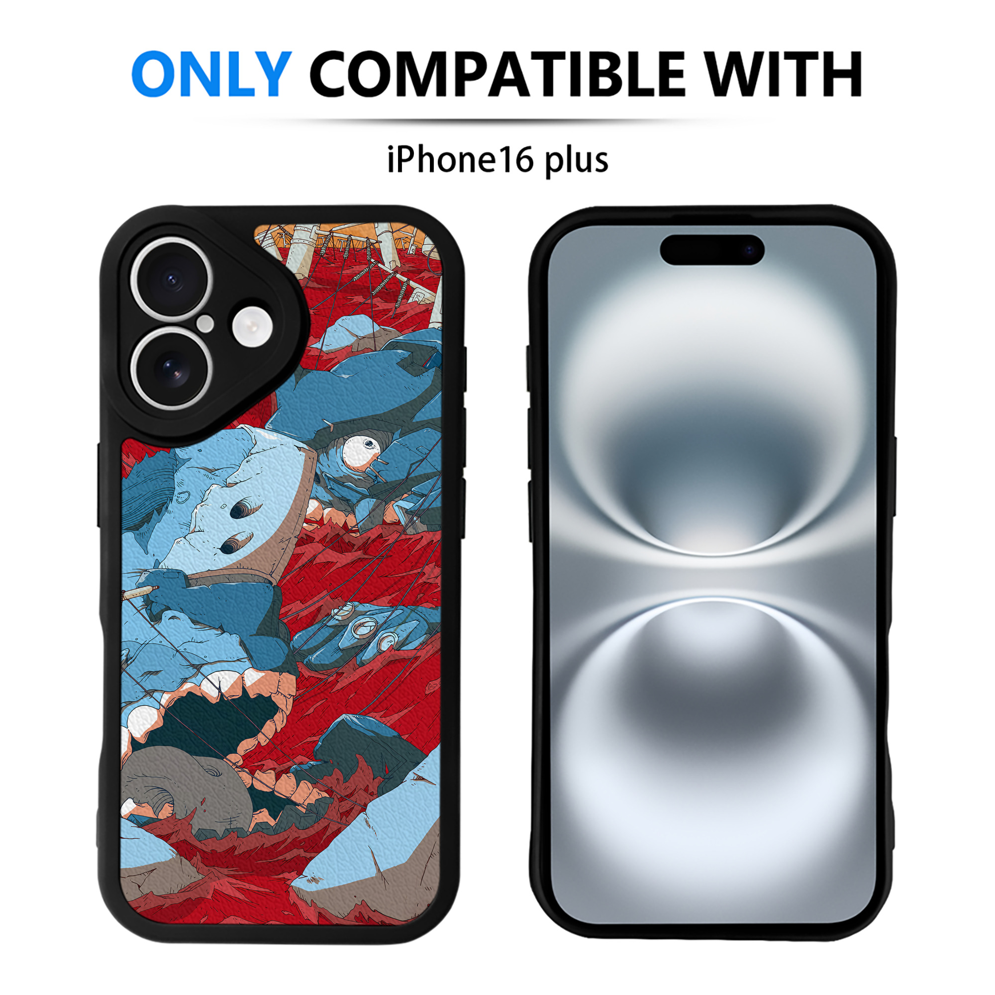 （画像用） EVA 新世紀エヴァンゲリオン 【iPhone 16シリーズ対応】シリコンスマホケース（レザー調） 材質：シリコン